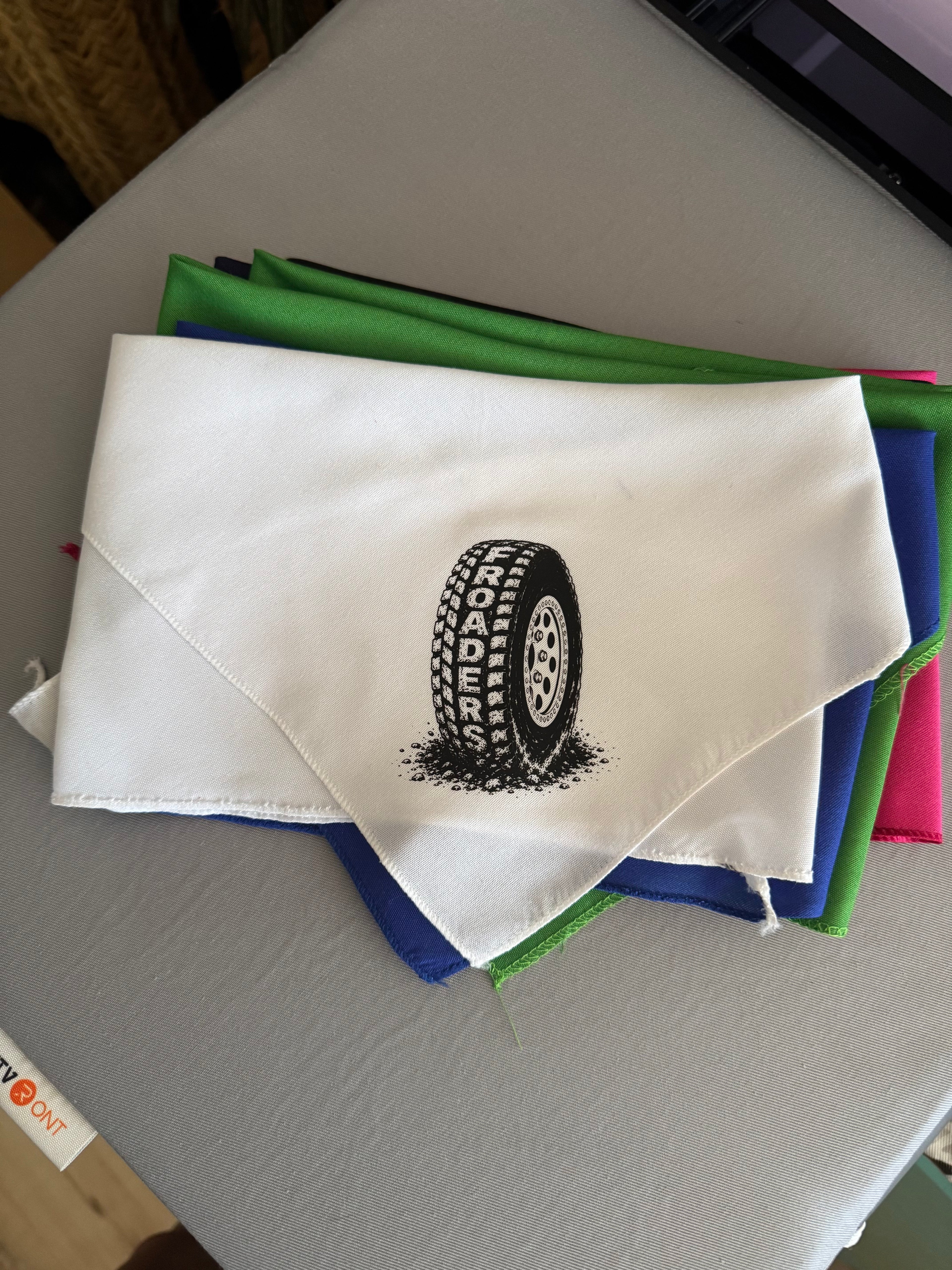 Tire Logo Dog Bandanas