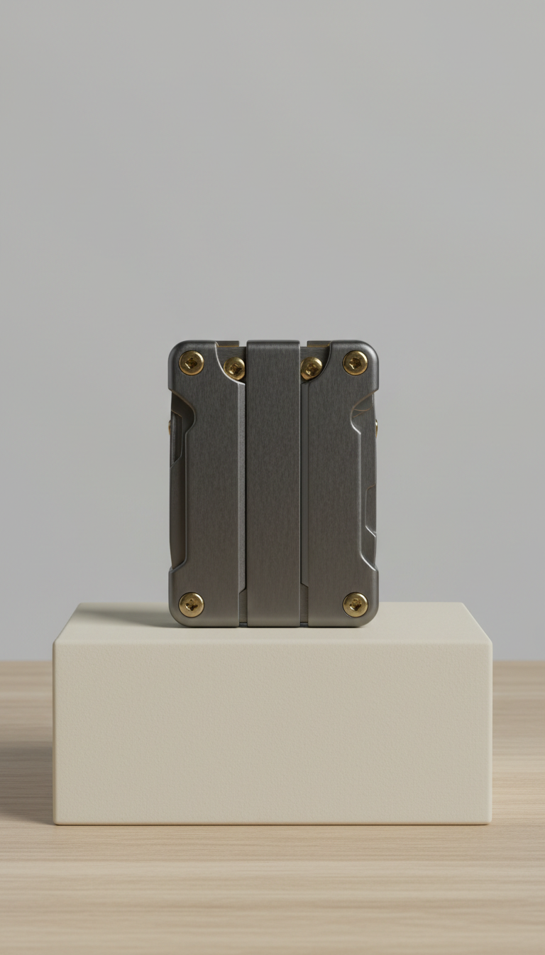 Brushed Metal Multitool Key Organizer